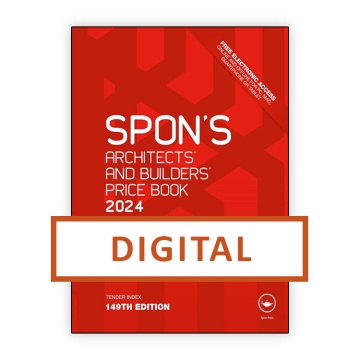 Spon's Architects' and Builders' Price Book 2024 (E-BOOK ONLY)